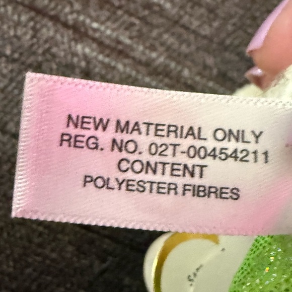 Ty Basket Beanies LaLa Plush with Green Highlights - Picture 6 of 6